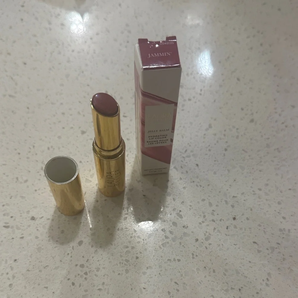Laura Geller Jelly Balm Lipstick in Mauve with Gold  (Color Jammin) NEW UNUSED
